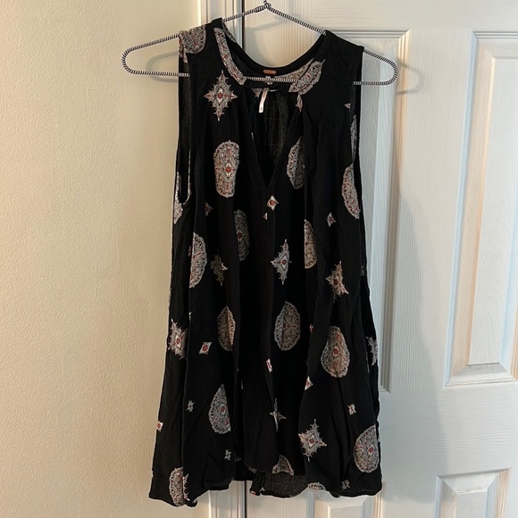 Free People Printed Medallion Tunic/Mini Dress - Picture 2 of 4